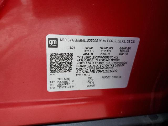 Photo 14 from auction – 2022 GMC TERRAIN SL with VIN 3GKALMEV0NL121889