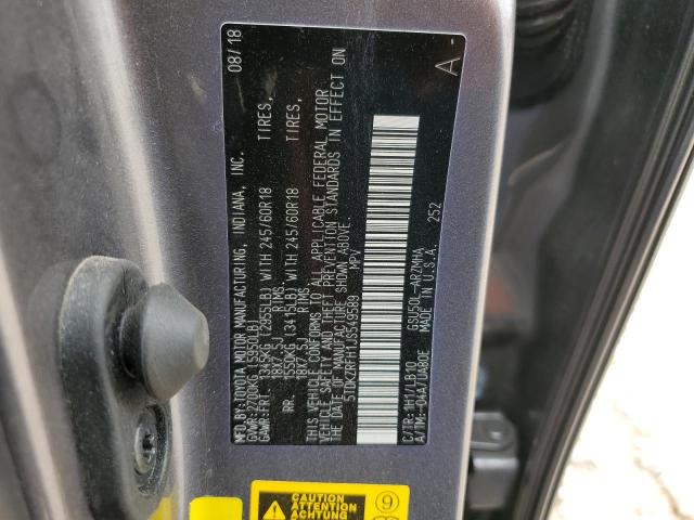 Photo 14 from auction – 2018 TOYOTA HIGHLANDER with VIN 5TDKZRFH1JS549589