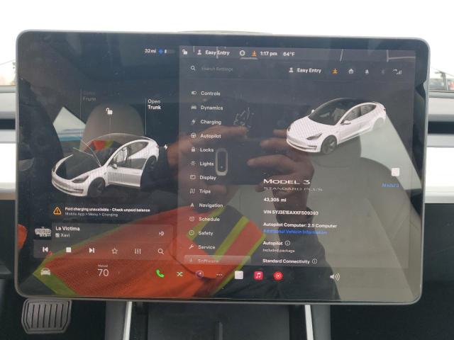 Photo 9 from auction – 2019 TESLA MODEL 3 with VIN 5YJ3E1EAXKF509393