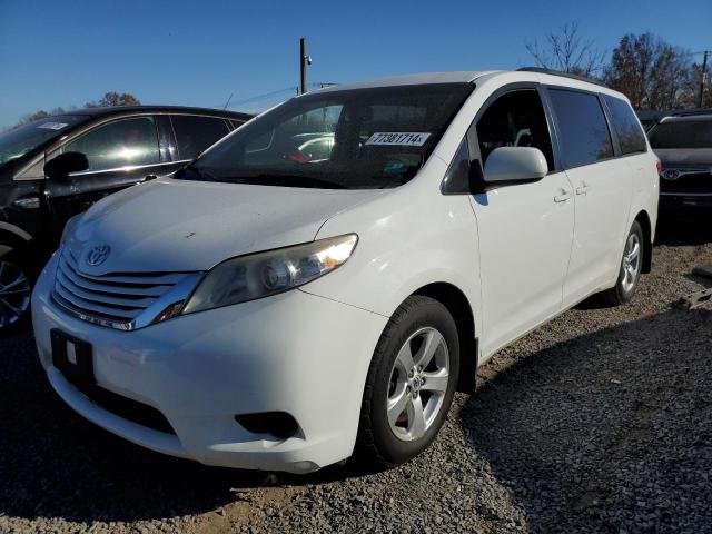 TOYOTA SIENNA LE 2017 with VIN 5TDKZ3DCXHS775046 - Photo from auction