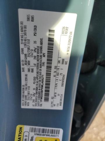 Photo 14 from auction – 2021 FORD BRONCO BAS with VIN 1FMEE5BP8MLA68271