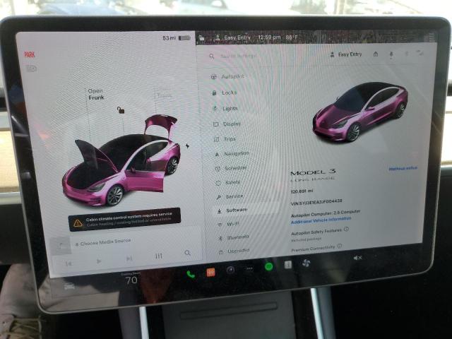 Photo 9 from auction – 2018 TESLA MODEL 3 with VIN 5YJ3E1EA3JF004438