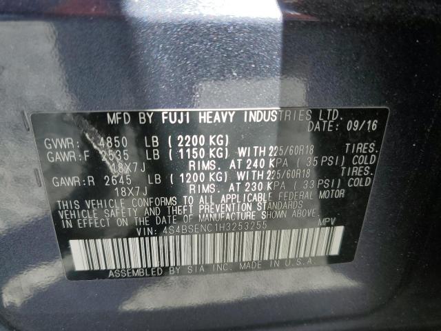 Photo 14 from auction – 2017 SUBARU OUTBACK 3. with VIN 4S4BSENC1H3253255