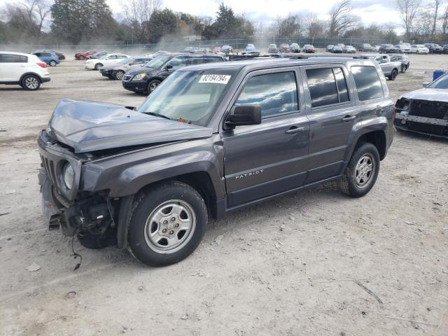 Photo 1 from auction – 2017 JEEP PATRIOT SP with VIN 1C4NJPBA8HD134485