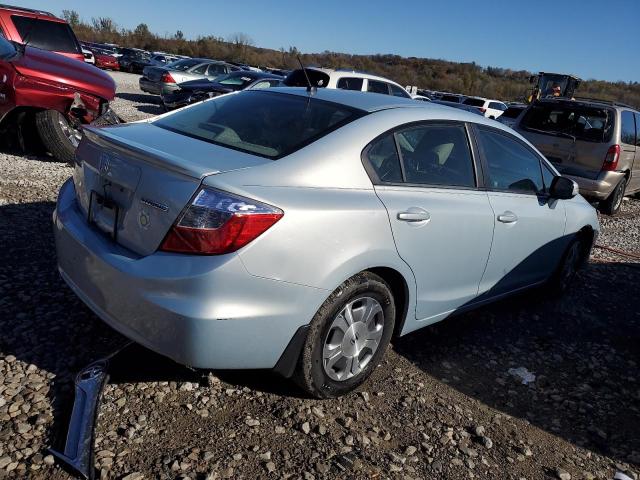 Photo 3 from auction – 2012 HONDA CIVIC HYBR with VIN JHMFB4F38CS009629