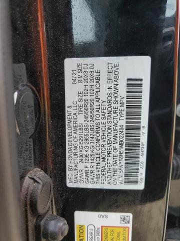 Photo 14 from auction – 2021 HONDA PASSPORT E with VIN 5FNYF8H51MB022404