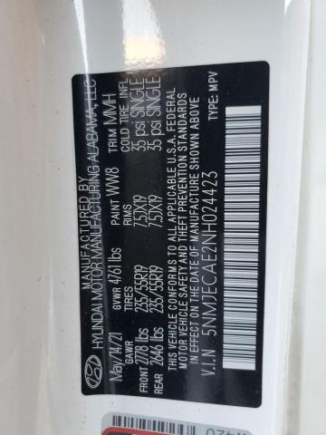 Photo 14 from auction – 2022 HYUNDAI TUCSON LIM with VIN 5NMJECAE2NH024423