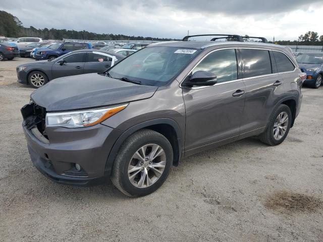 TOYOTA HIGHLANDER 2015 with VIN 5TDJKRFH5FS076433 - Photo from auction
