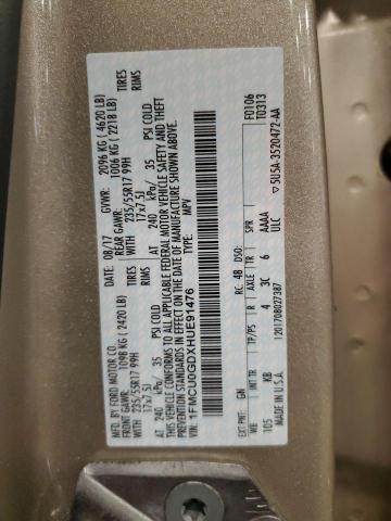 Photo 14 from auction – 2017 FORD ESCAPE SE with VIN 1FMCU0GDXHUE91476
