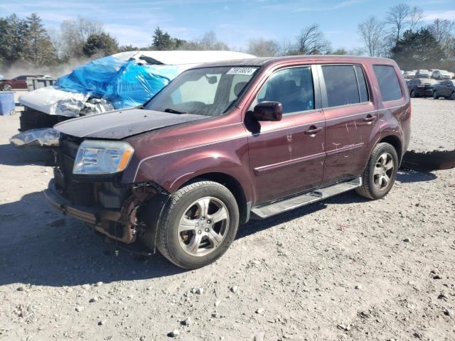 HONDA PILOT EXL 2013 with VIN 5FNYF4H54DB059391 - Photo from auction