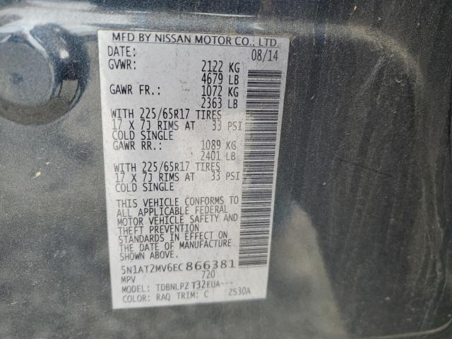 Photo 14 from auction – 2014 NISSAN ROGUE S with VIN 5N1AT2MV6EC866381