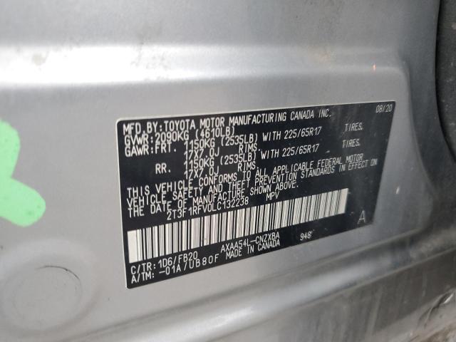 Photo 14 from auction – 2020 TOYOTA RAV4 LE with VIN 2T3F1RFV0LC132238