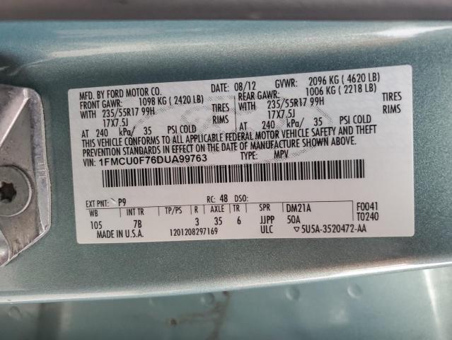 Photo 14 from auction – 2013 FORD ESCAPE S with VIN 1FMCU0F76DUA99763
