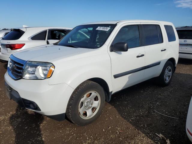 HONDA PILOT LX 2015 with VIN 5FNYF4H25FB045881 - Photo from auction