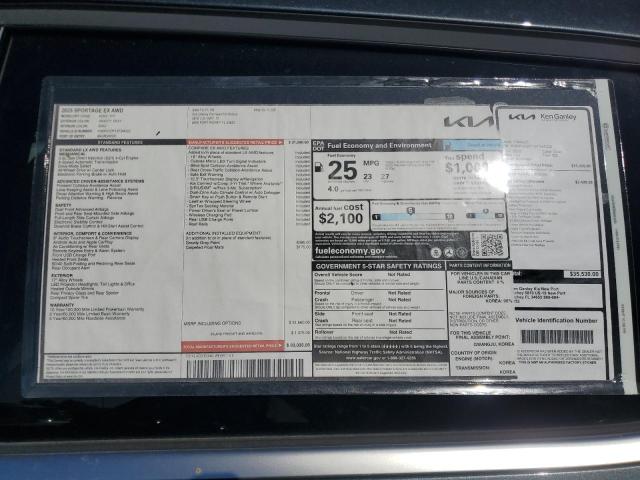 Photo 13 from auction – 2025 KIA SPORTAGE E with VIN KNDPVCDF1S7344222