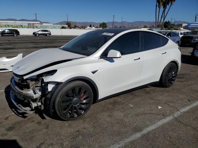 TESLA MODEL Y 2022 with VIN 7SAYGDEF2NF346436 - Photo from auction