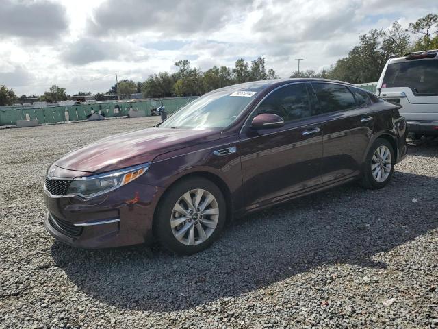 KIA OPTIMA EX 2018 with VIN 5XXGU4L30JG237751 - Photo from auction