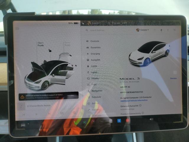 Photo 9 from auction – 2018 TESLA MODEL 3 with VIN 5YJ3E1EA8JF053733