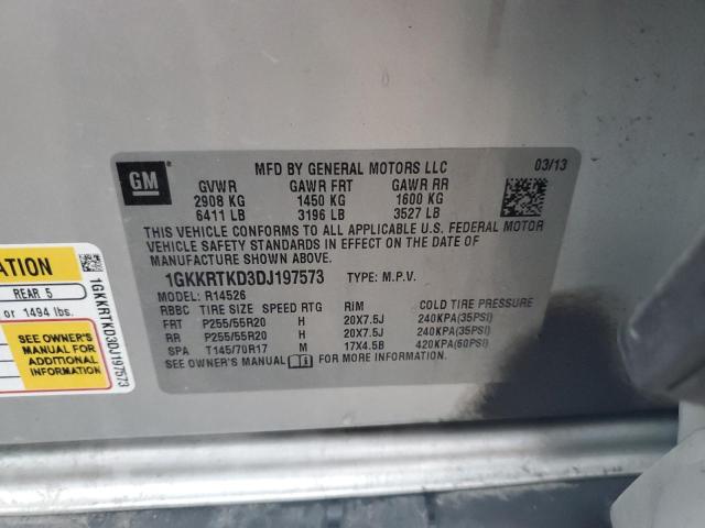 Photo 14 from auction – 2013 GMC ACADIA DEN with VIN 1GKKRTKD3DJ197573