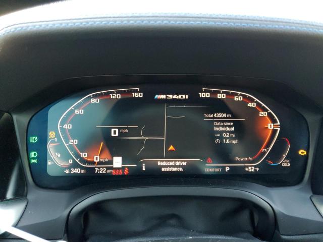 Photo 9 from auction – 2021 BMW M340XI with VIN 3MW5U9J08M8B61346