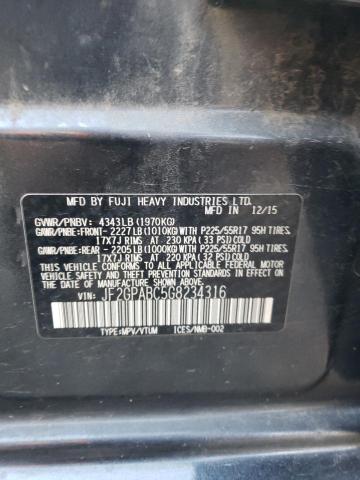 Photo 14 from auction – 2016 SUBARU CROSSTREK with VIN JF2GPABC5G8234316