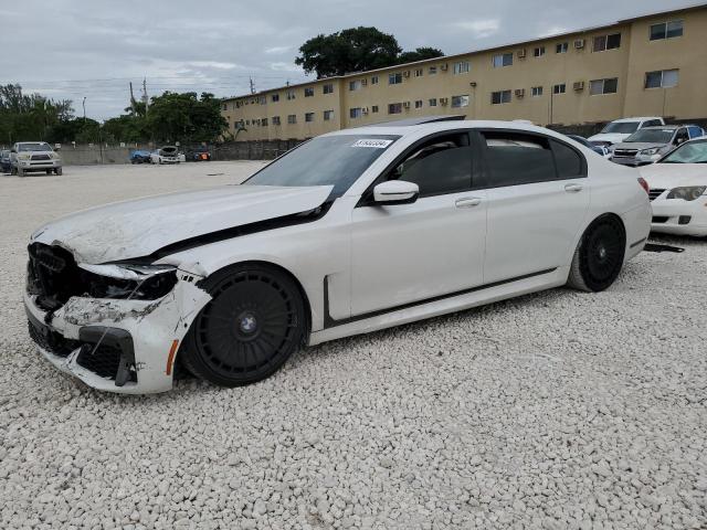 BMW 740 I 2021 with VIN WBA7T2C08MCG19527 - Photo from auction