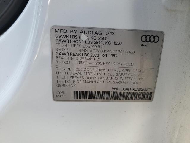 Photo 14 from auction – 2014 AUDI SQ5 PREMIU with VIN WA1CGAFPXEA026541