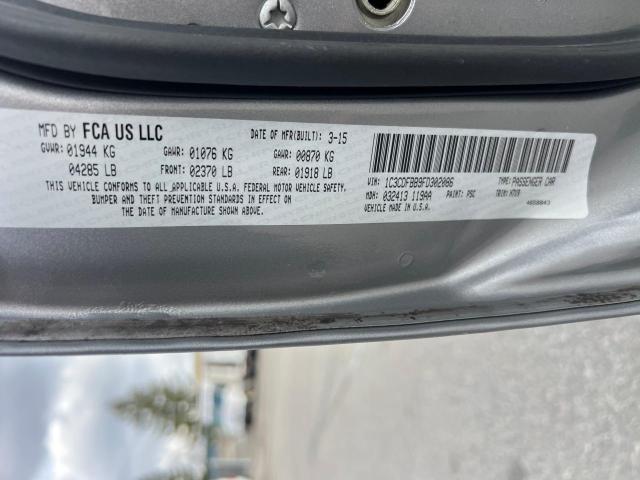 Photo 10 from auction – 2015 DODGE DART SXT with VIN 1C3CDFBB9FD302086