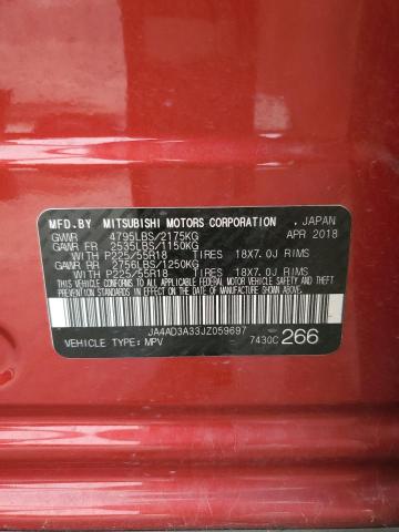 Photo 14 from auction – 2018 MITSUBISHI OUTLANDER with VIN JA4AD3A33JZ059697