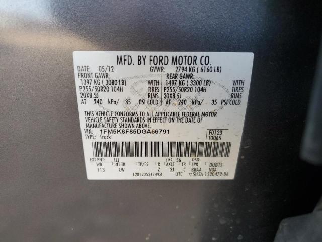Photo 14 from auction – 2013 FORD EXPLORER L with VIN 1FM5K8F85DGA66791