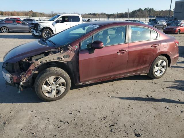 HONDA CIVIC LX 2013 with VIN 2HGFB2F5XDH561652 - Photo from auction