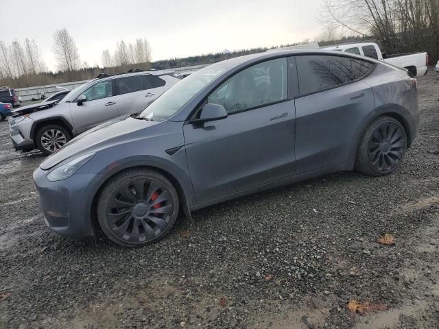 TESLA MODEL Y 2022 with VIN 7SAYGDEF1NF439089 - Photo from auction