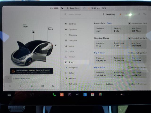 Photo 9 from auction – 2018 TESLA MODEL 3 with VIN 5YJ3E1EA3JF011597