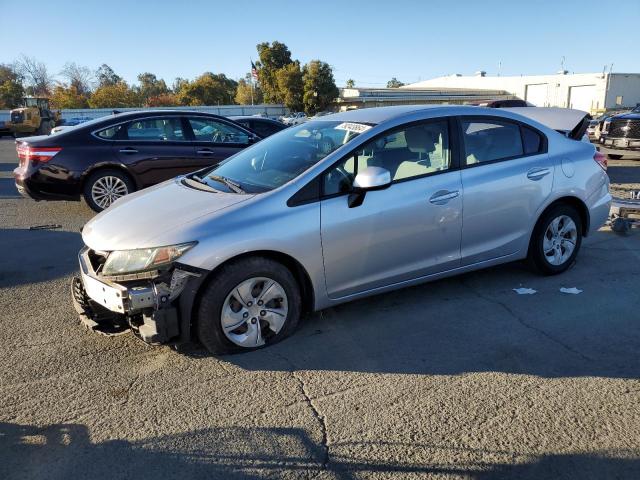 HONDA CIVIC LX 2013 with VIN 19XFB2F57DE218307 - Photo from auction