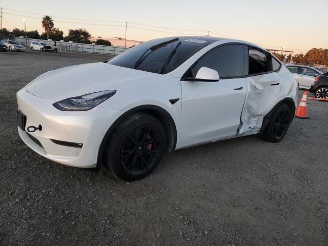 TESLA MODEL Y 2021 with VIN 5YJYGDEE4MF254621 - Photo from auction