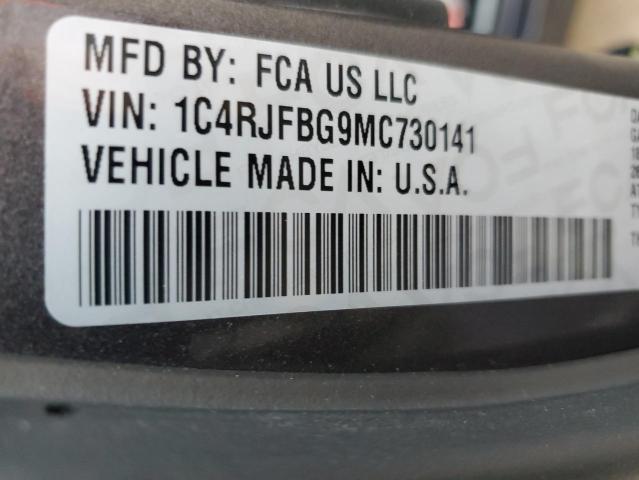 Photo 14 from auction – 2021 JEEP GRAND CHER with VIN 1C4RJFBG9MC730141
