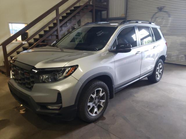 HONDA PASSPORT T 2022 with VIN 5FNYF8H63NB007686 - Photo from auction
