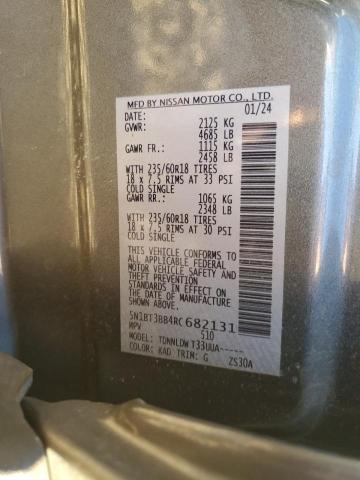 Photo 14 from auction – 2024 NISSAN ROGUE SV with VIN 5N1BT3BB4RC682131