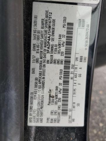 Photo 10 from auction – 2017 FORD FIESTA S with VIN 3FADP4AJ1HM167512