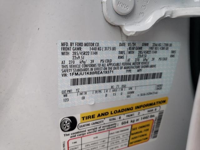 Photo 14 from auction – 2024 FORD EXPEDITION with VIN 1FMJU1K80REA19371
