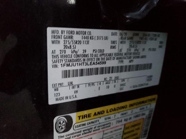 Photo 14 from auction – 2020 FORD EXPEDITION with VIN 1FMJU1HT3LEA54599