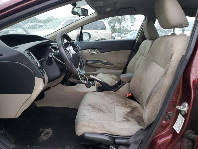 Photo 7 from auction – 2014 HONDA CIVIC LX with VIN 19XFB2F57EE050850