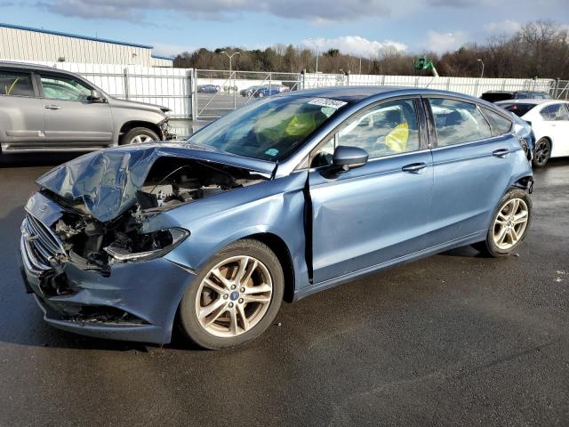 FORD FUSION SE 2018 with VIN 3FA6P0HD8JR228106 - Photo from auction