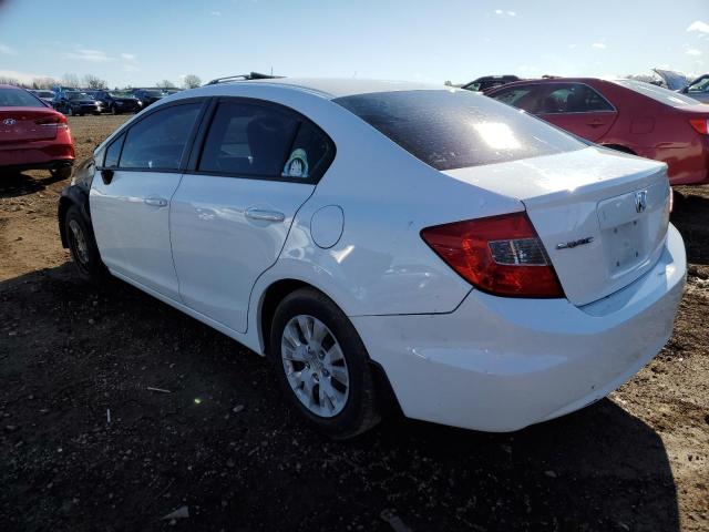 Photo 2 from auction – 2012 HONDA CIVIC LX with VIN 19XFB2F55CE072553