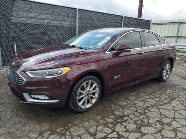 FORD FUSION SE 2017 with VIN 3FA6P0PU3HR272428 - Photo from auction