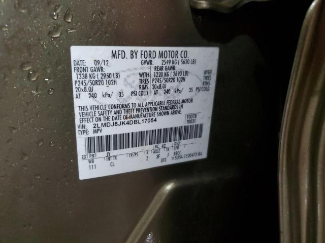 Photo 14 from auction – 2013 LINCOLN MKX with VIN 2LMDJ8JK4DBL17054
