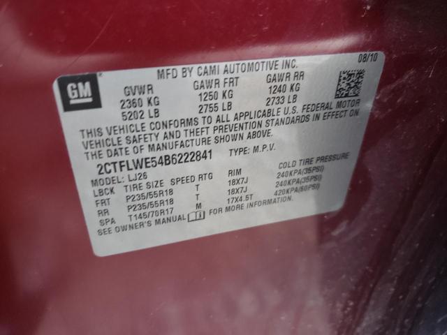 Photo 14 from auction – 2011 GMC TERRAIN SL with VIN 2CTFLWE54B6222841
