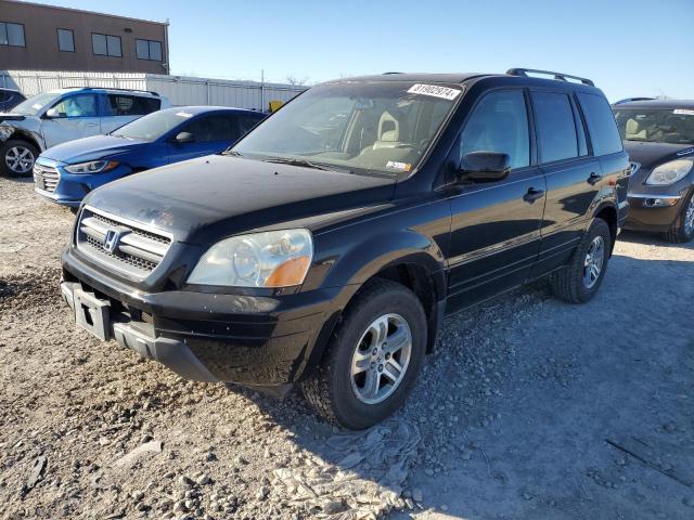HONDA PILOT EXL 2005 with VIN 5FNYF18655B025744 - Photo from auction