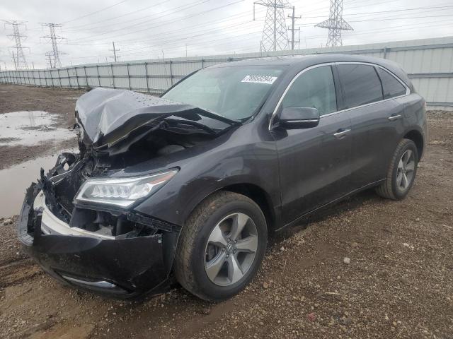 ACURA MDX 2016 with VIN 5FRYD4H29GB058817 - Photo from auction