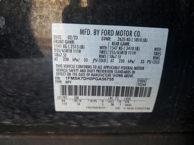 Photo 14 from auction – 2023 FORD EXPLORER X with VIN 1FMSK7DH0PGA56755